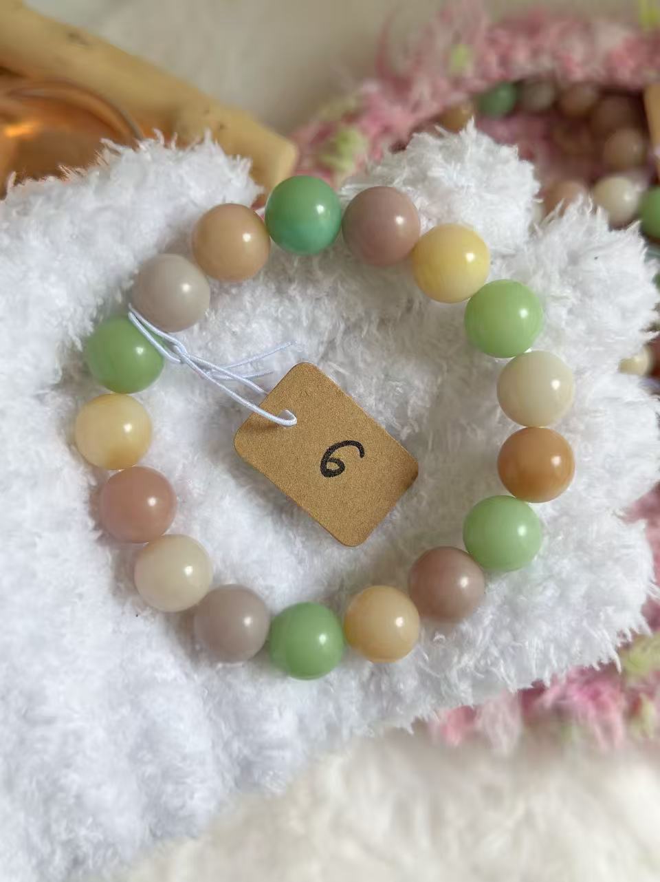 13mm圆珠马卡龙 Bodhi Root Bracelet | Prayer Beads | Handmade Bracelet | Natural Bodhi Root