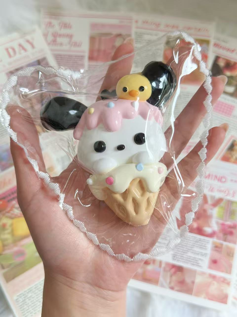 SR Icecream Handmade Taba Squishy Toy | Stress Reliever | Unique Fun | Slime Toy | Gift Idea