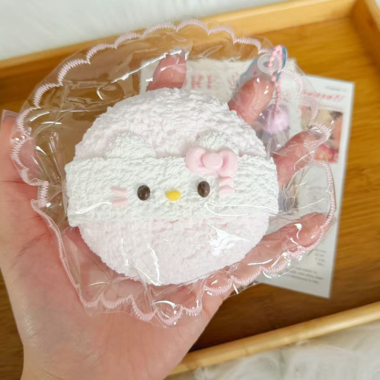 KT Powder Puff Handmade Taba Squishy Toy | Stress Reliever | Unique Fun | Slime Toy | Gift Idea