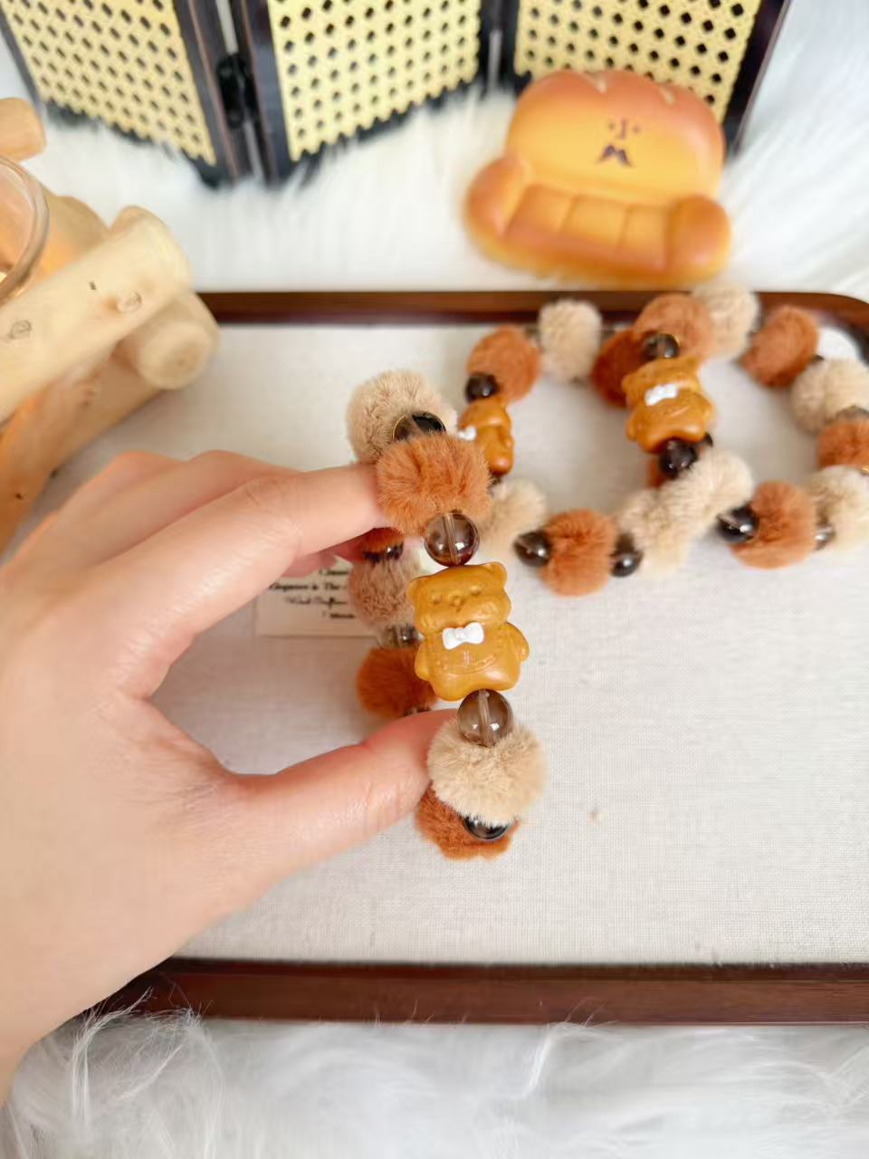 毛绒绒小熊 Design Bracelet | Handmade Bracelet