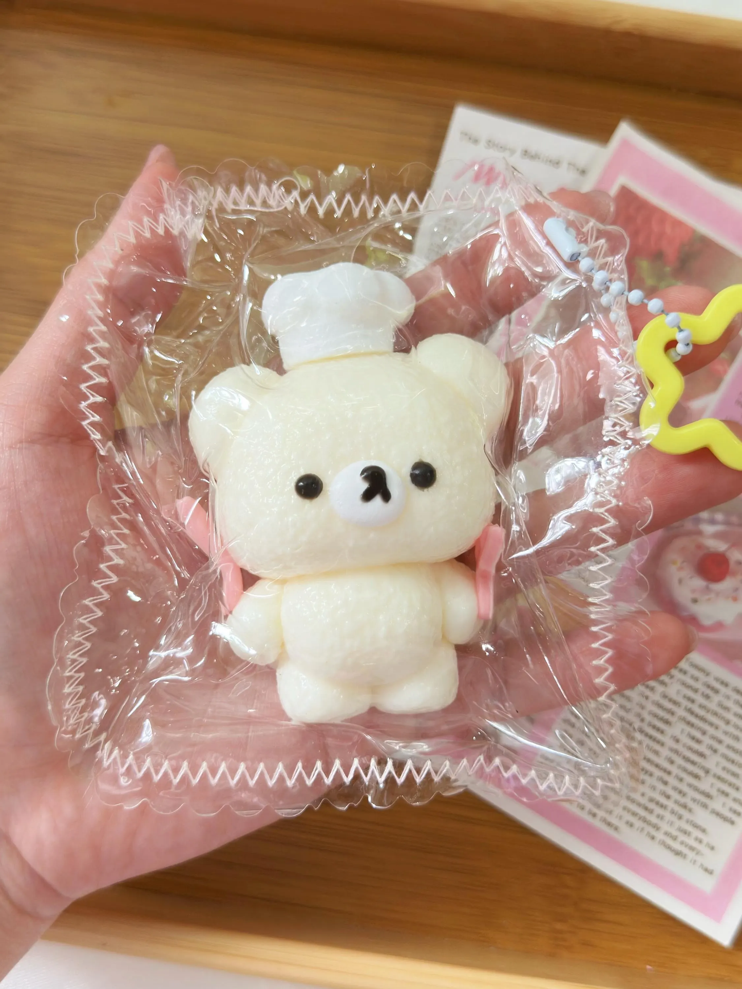 Chef Bear Handmade Taba Squishy Toy | Stress Reliever | Unique Fun | Slime Toy | Gift Idea