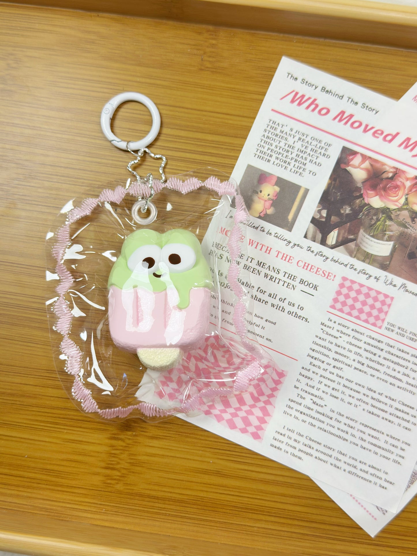 Icecream Handmade Taba Squishy Keychain