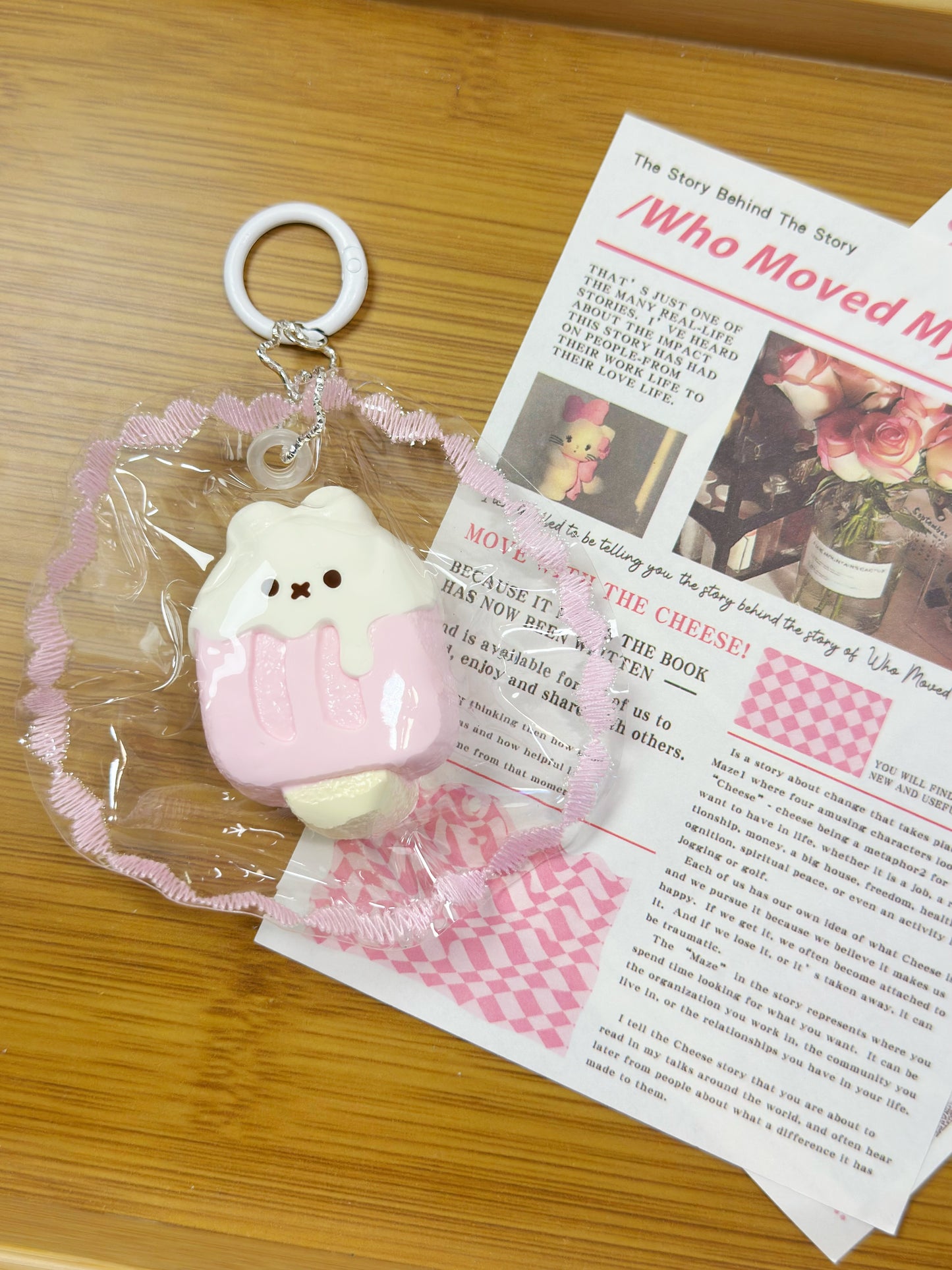 Icecream Handmade Taba Squishy Keychain