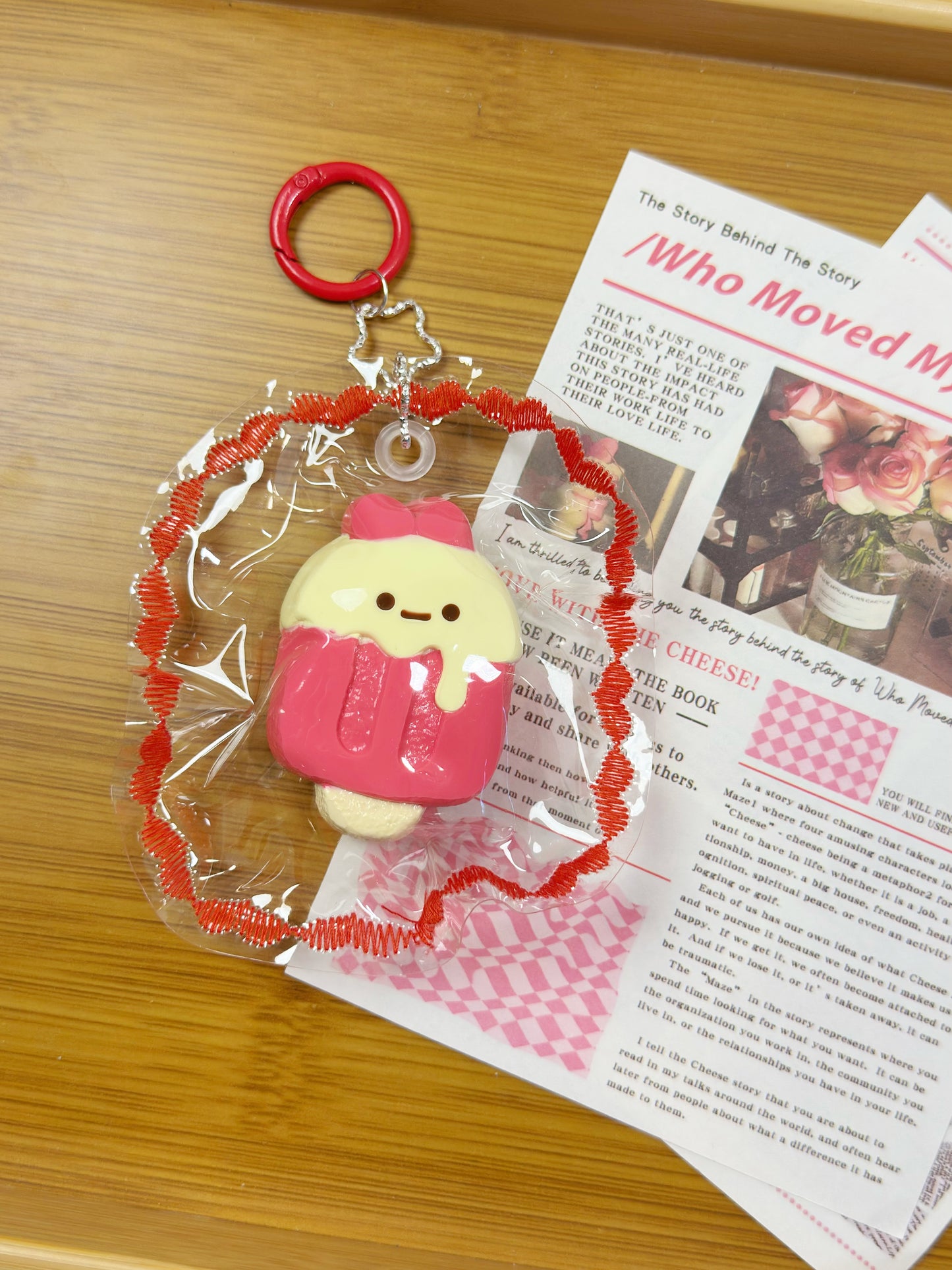 Icecream Handmade Taba Squishy Keychain