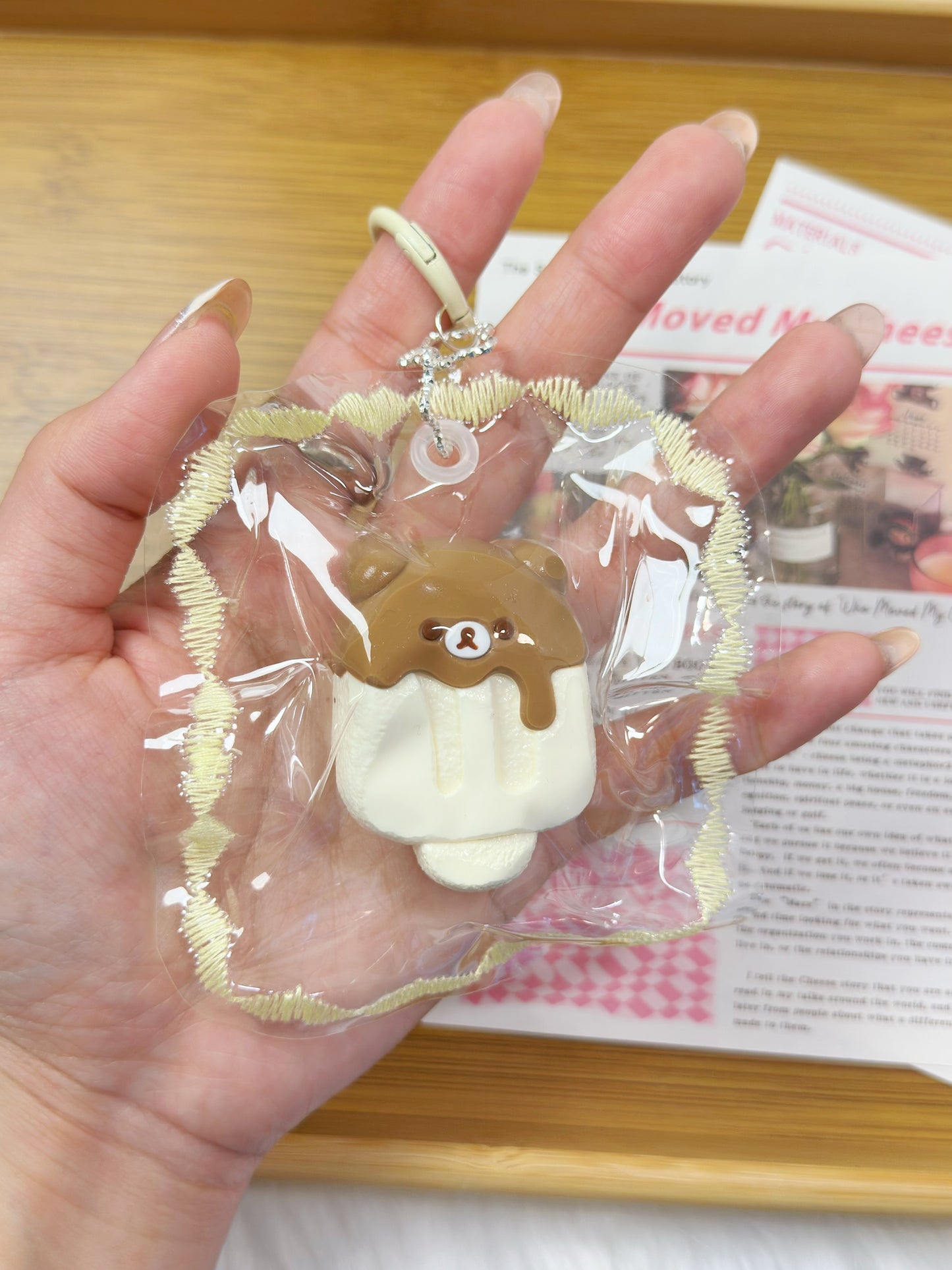 Icecream Handmade Taba Squishy Keychain