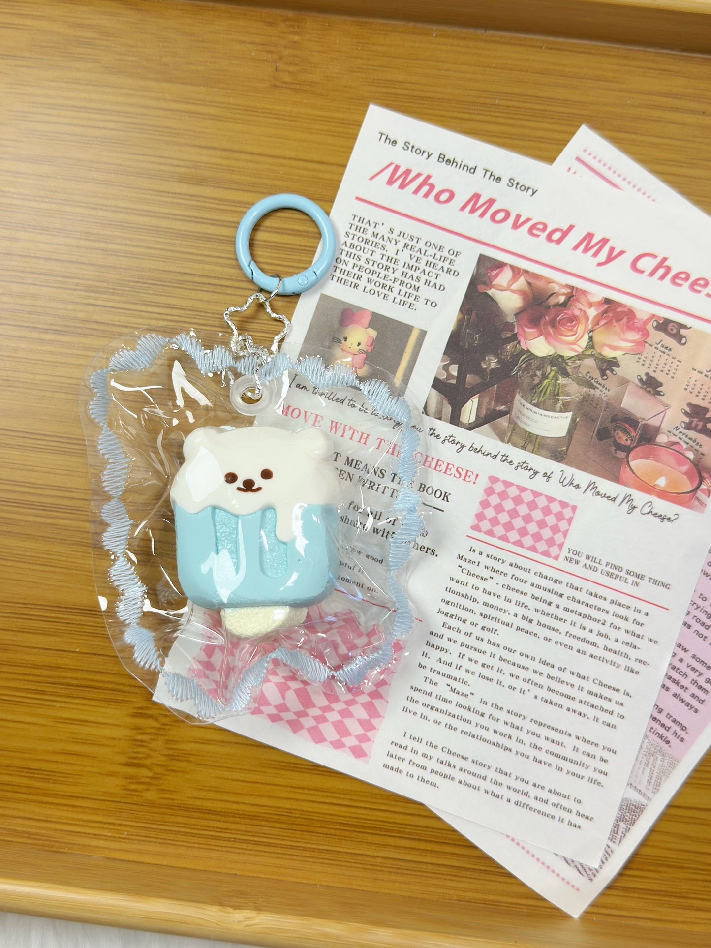 Icecream Handmade Taba Squishy Keychain