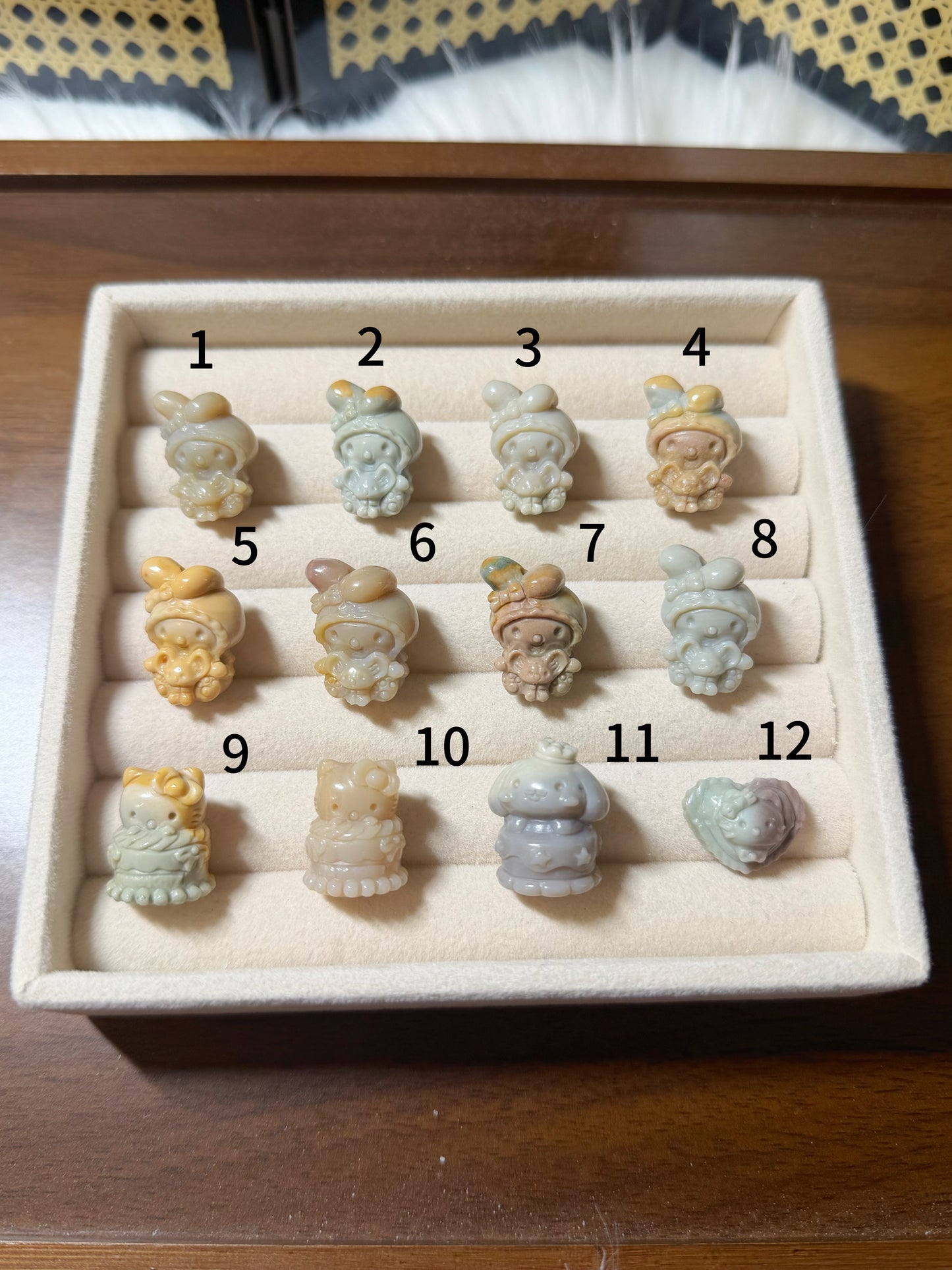 SR 11 Alashan Agate Bead Charms | Natural Stone Beads, Mixed Colors & Styles | DIY Jewelry Supplies