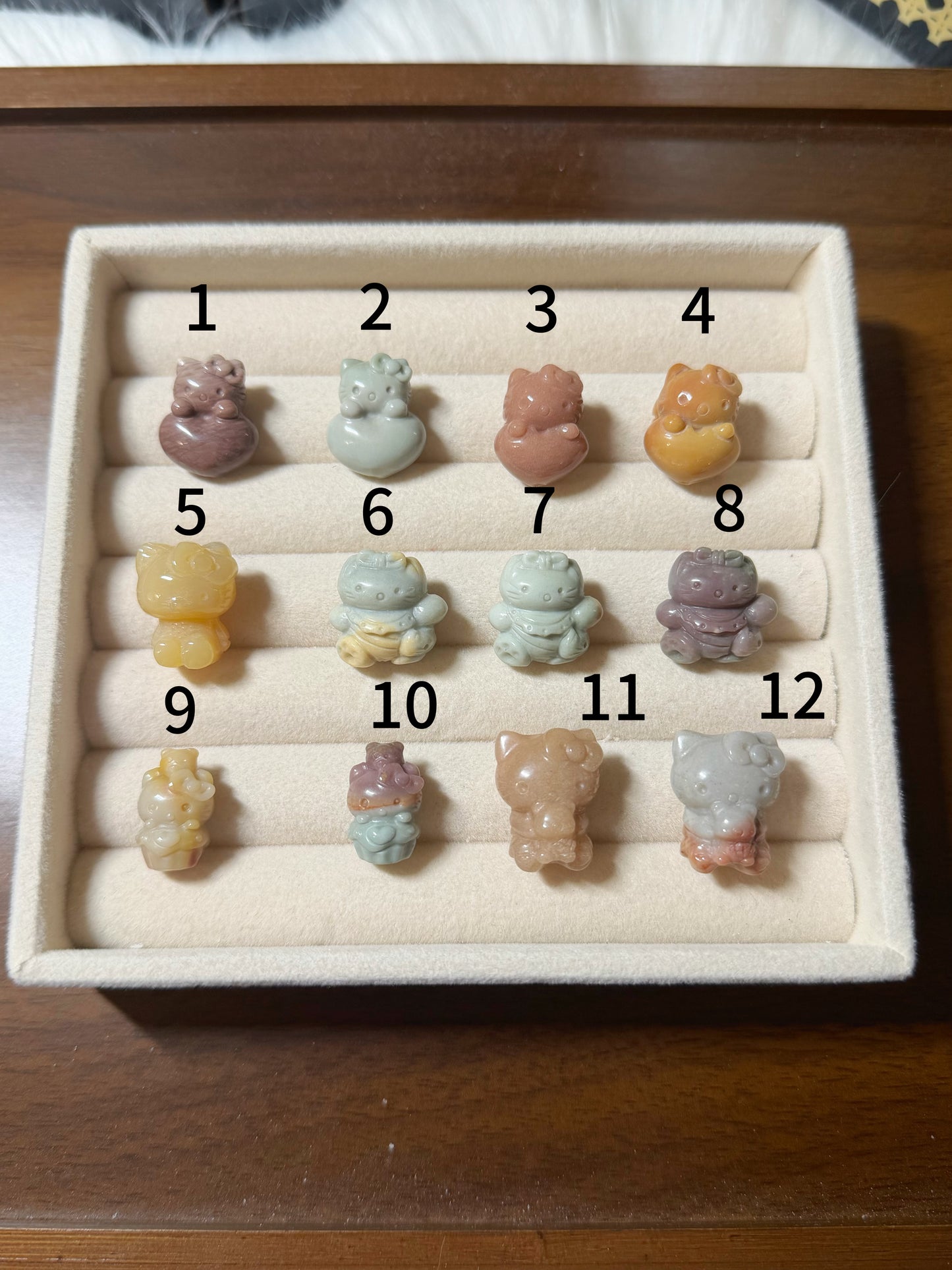 SR 10 Alashan Agate Bead Charms | Natural Stone Beads, Mixed Colors & Styles | DIY Jewelry Supplies