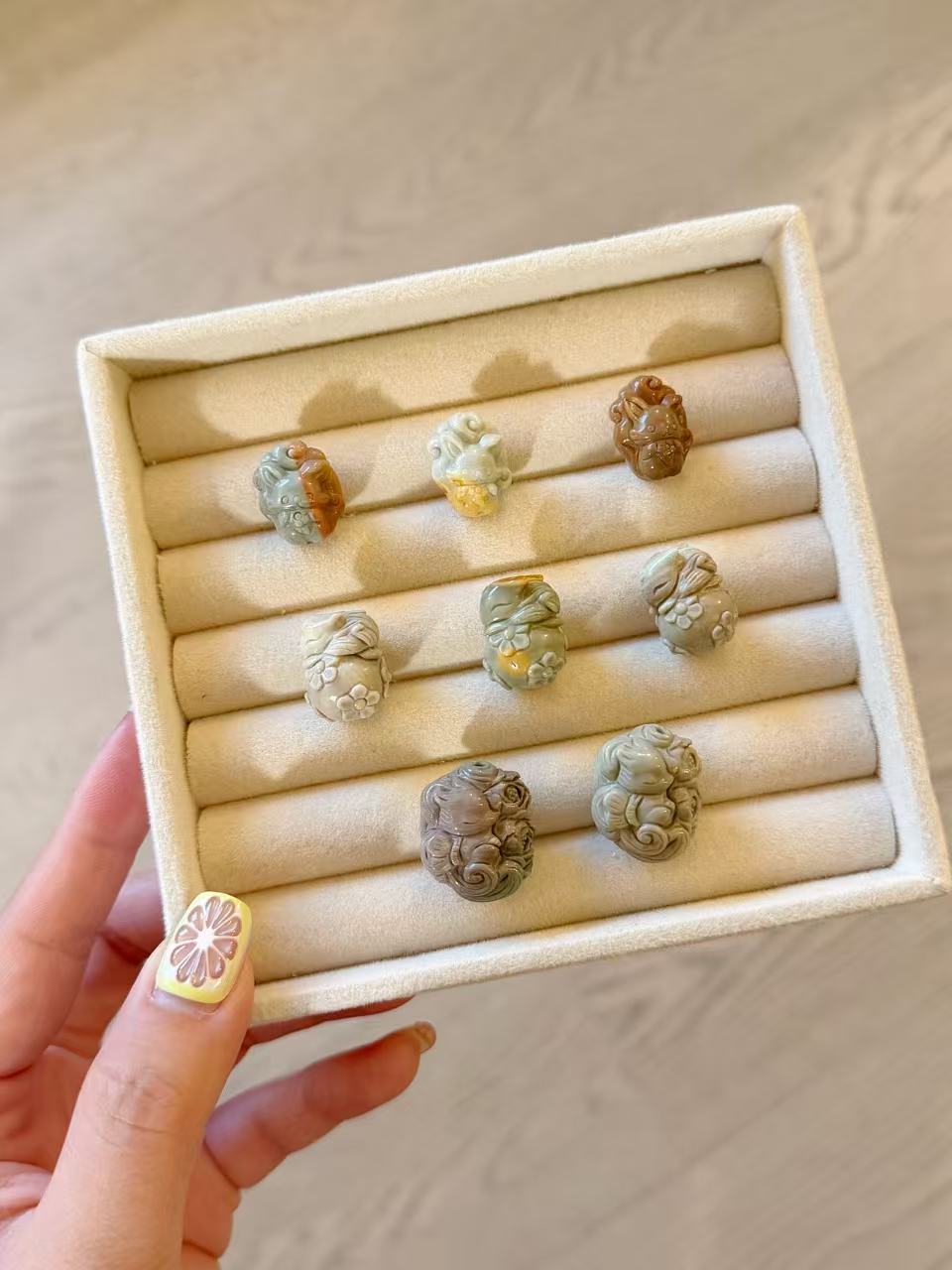 FOX Alashan Agate Bead Charms | Natural Stone Beads, Mixed Colors & Styles | DIY Jewelry Supplies