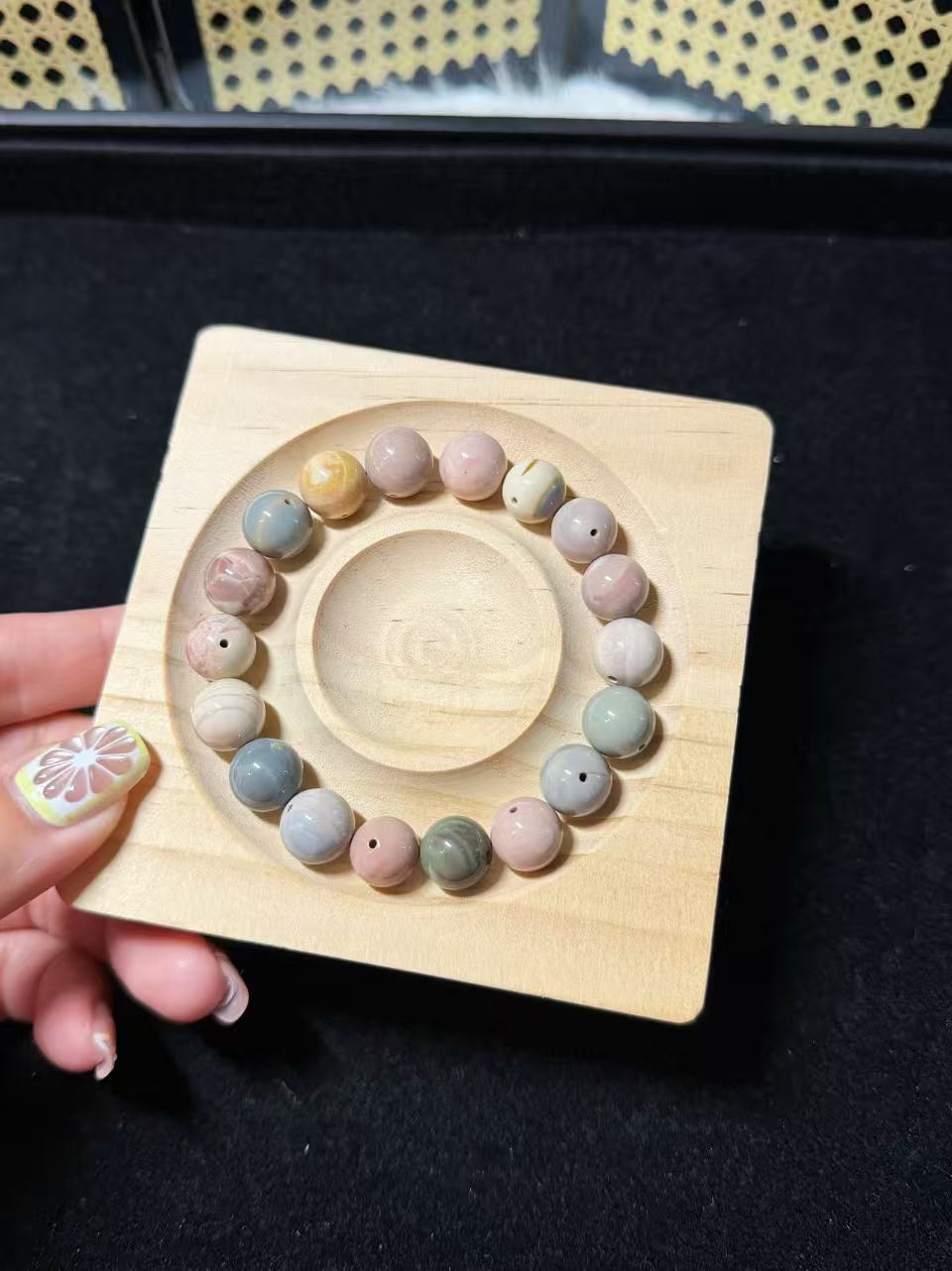 10mm Alashan Agate Beads – Random Mix Match | Natural Beads| 100g | Stone Beads, Mixed Colors & Styles | DIY Jewelry Supplies