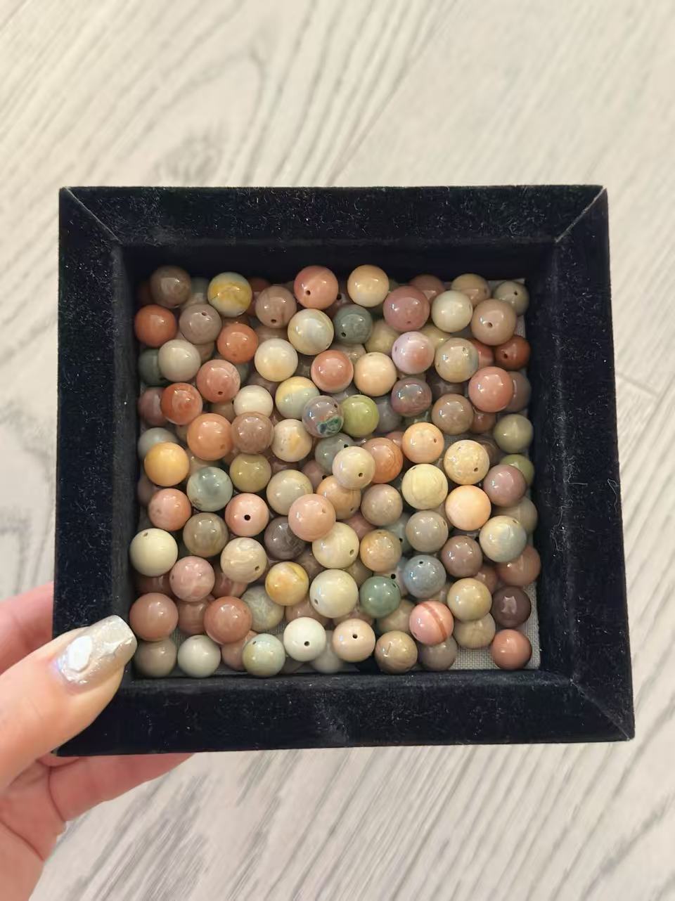 11-12mm Alashan Agate Beads – Random Mix Match | Natural Beads| 100g | Stone Beads, Mixed Colors & Styles | DIY Jewelry Supplies