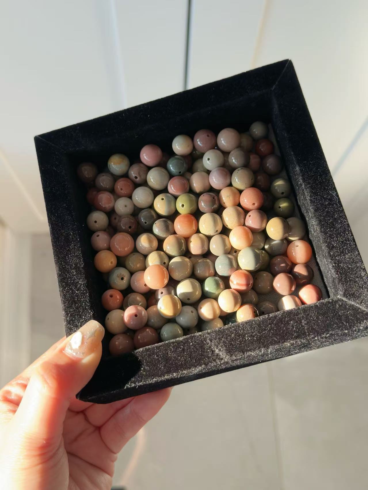 11-12mm Alashan Agate Beads – Random Mix Match | Natural Beads| 100g | Stone Beads, Mixed Colors & Styles | DIY Jewelry Supplies