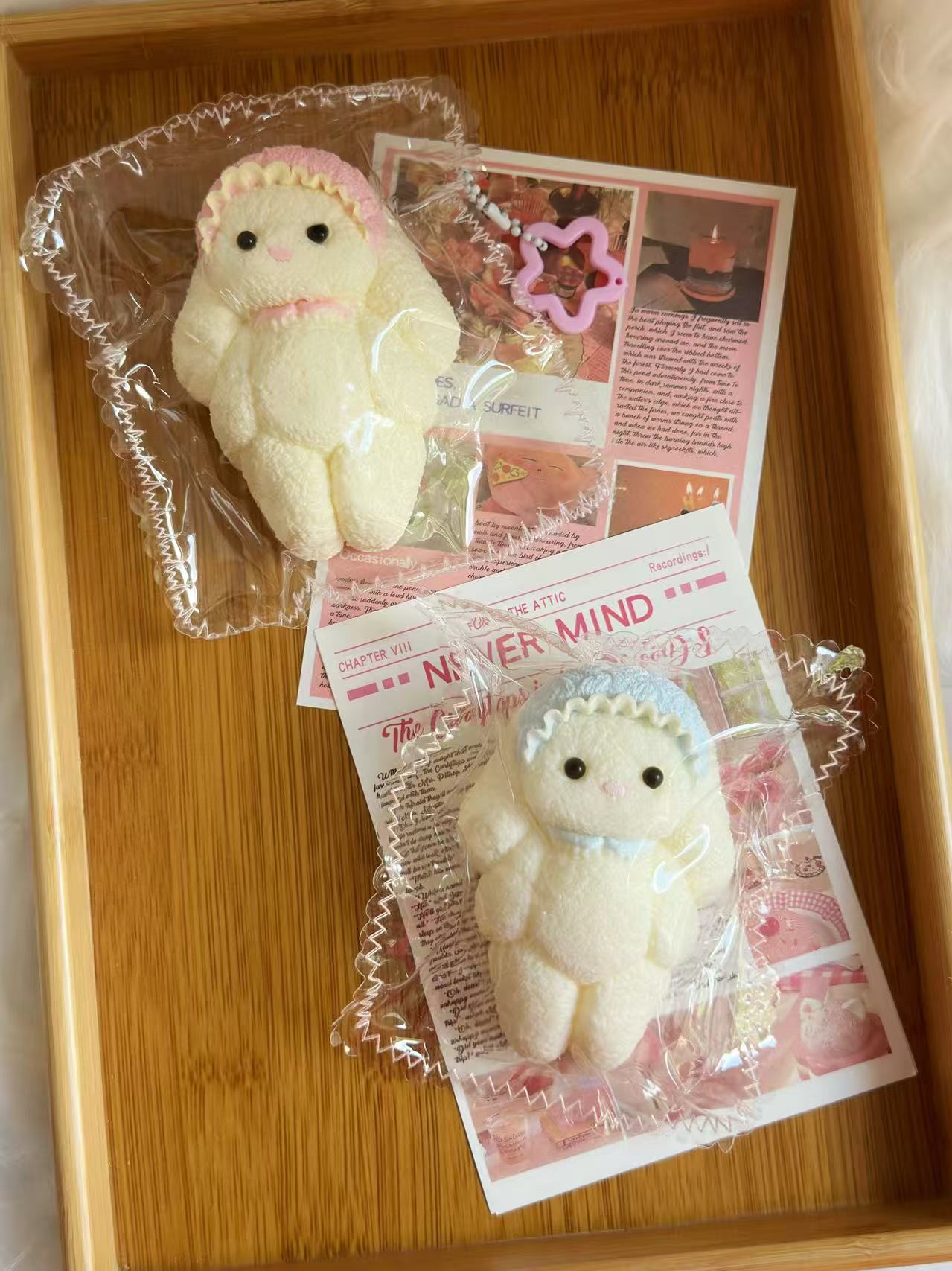 Lilian Bunny Taba Squishy Toy | Stress Reliever | Unique Fun | Handmade Slime Toy | Gift Idea