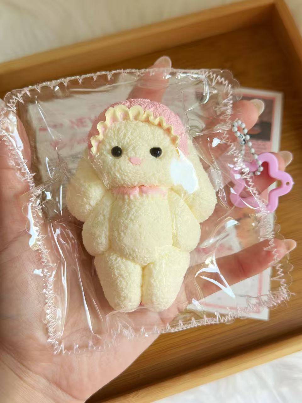 Lilian Bunny Taba Squishy Toy | Stress Reliever | Unique Fun | Handmade Slime Toy | Gift Idea