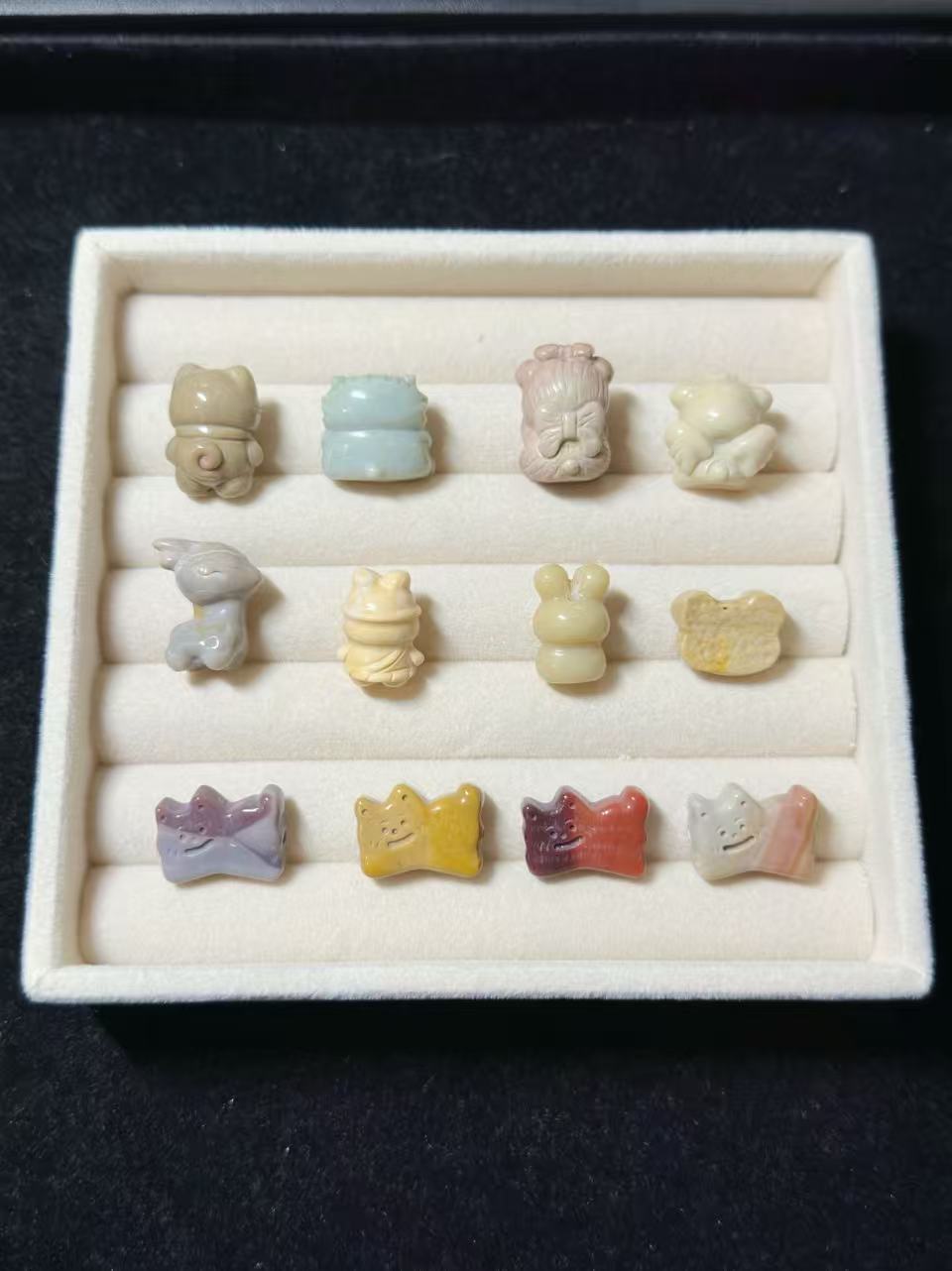 ANIMALS Alashan Agate Bead Charms | Natural Stone Beads, Mixed Colors & Styles | DIY Jewelry Supplies (Copy)