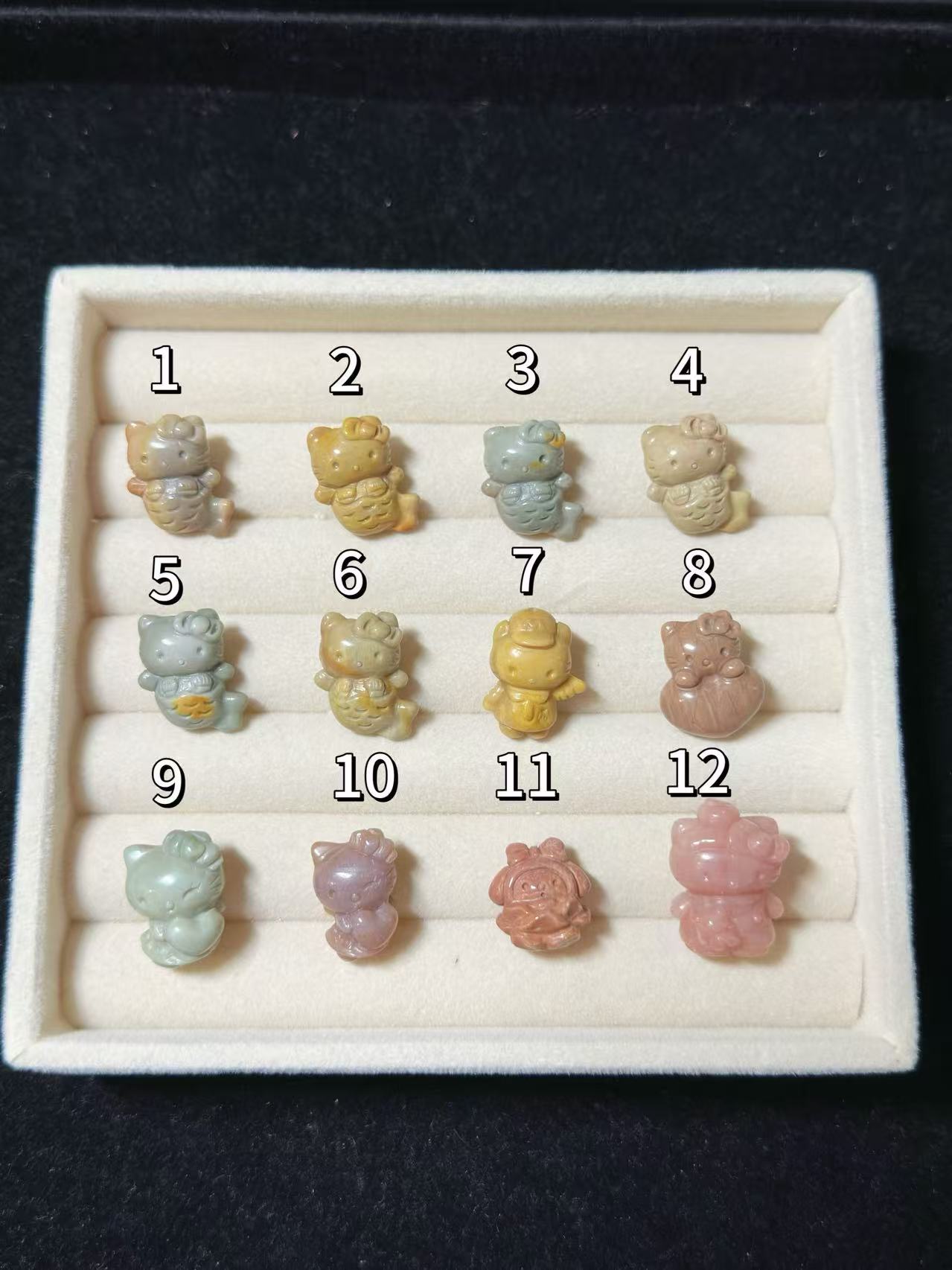 SR 3 Alashan Agate Bead Charms | Natural Stone Beads, Mixed Colors & Styles | DIY Jewelry Supplies