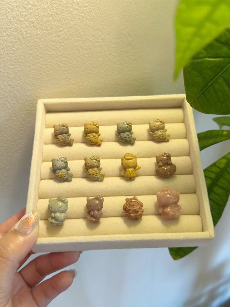 SR 3 Alashan Agate Bead Charms | Natural Stone Beads, Mixed Colors & Styles | DIY Jewelry Supplies