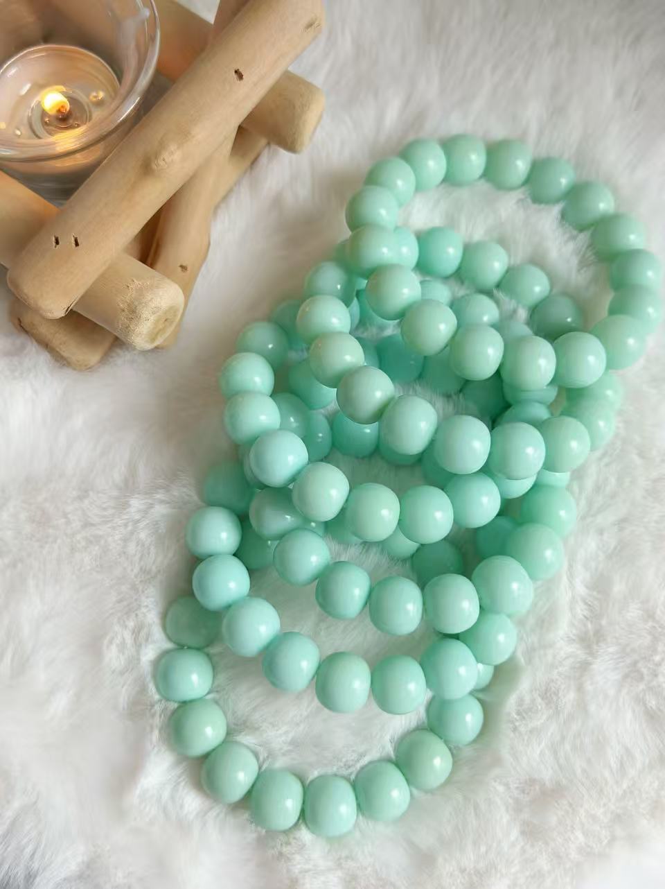 14mm苹果珠 Bodhi Root Bracelet | Prayer Beads | Handmade Bracelet | Natural Bodhi Root