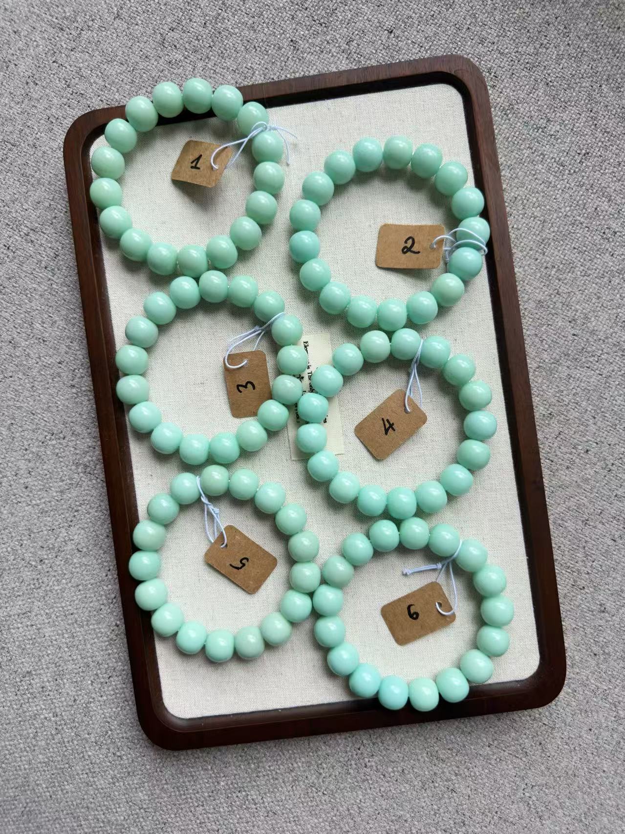 14mm苹果珠 Bodhi Root Bracelet | Prayer Beads | Handmade Bracelet | Natural Bodhi Root