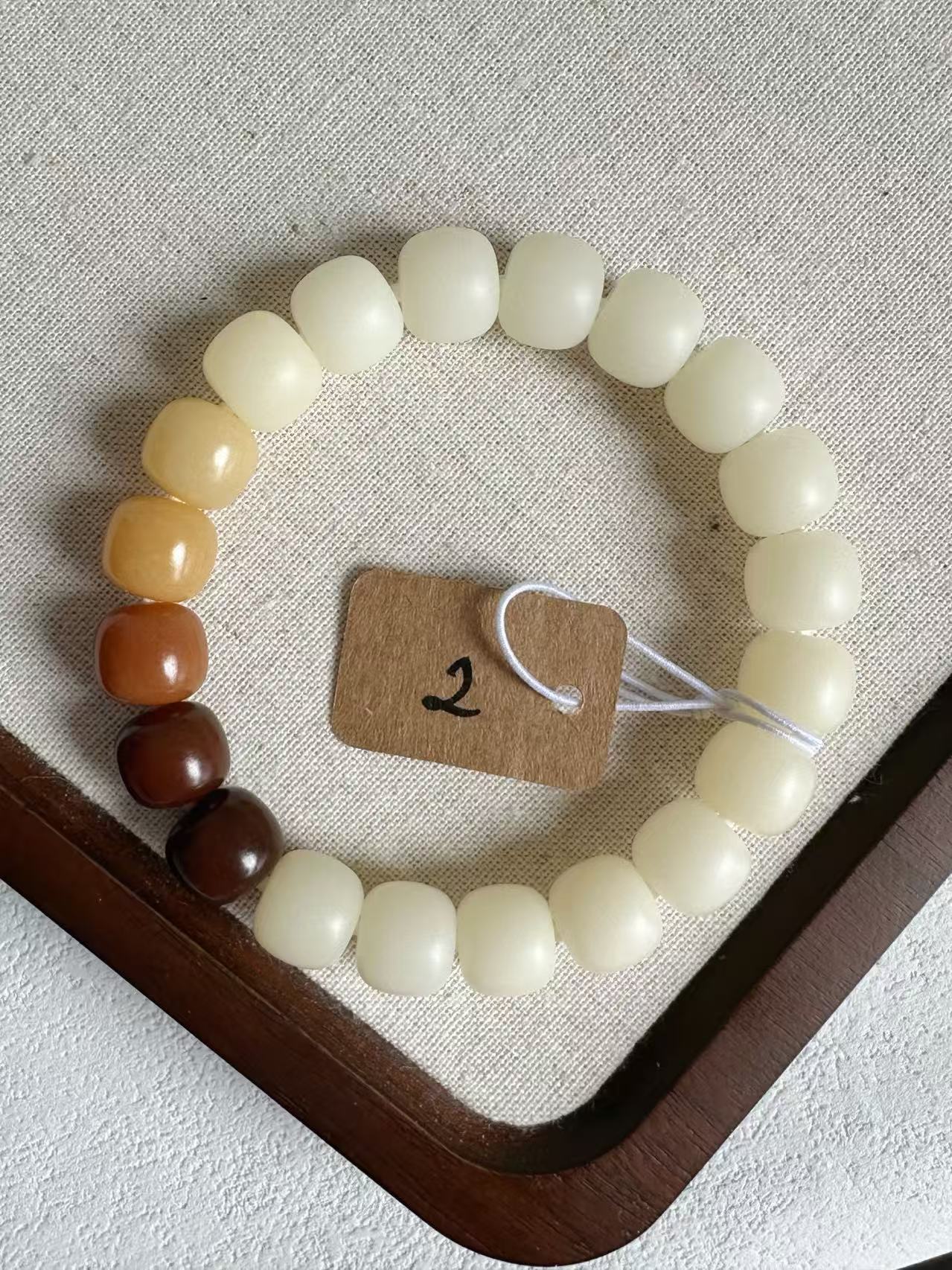 11mm桶珠 Bodhi Root Bracelet | Prayer Beads | Handmade Bracelet | Natural Bodhi Root