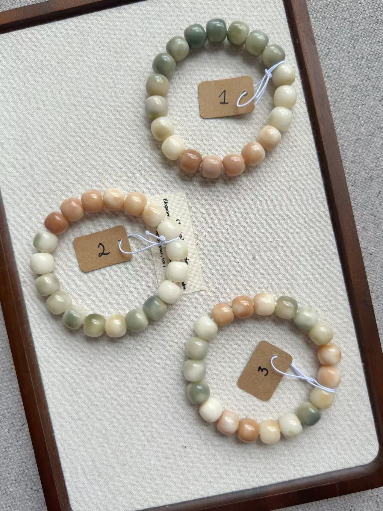 12mm桶珠 Bodhi Root Bracelet | Prayer Beads | Handmade Bracelet | Natural Bodhi Root