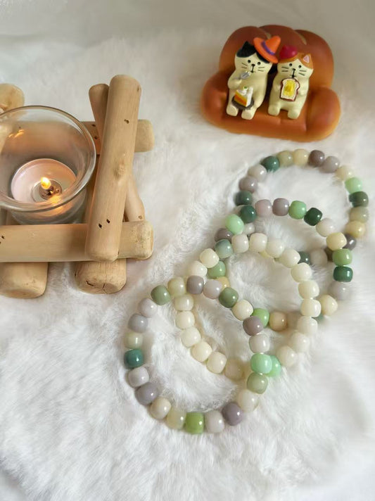10mm桶珠 Bodhi Root Bracelet | Prayer Beads | Handmade Bracelet | Natural Bodhi Root
