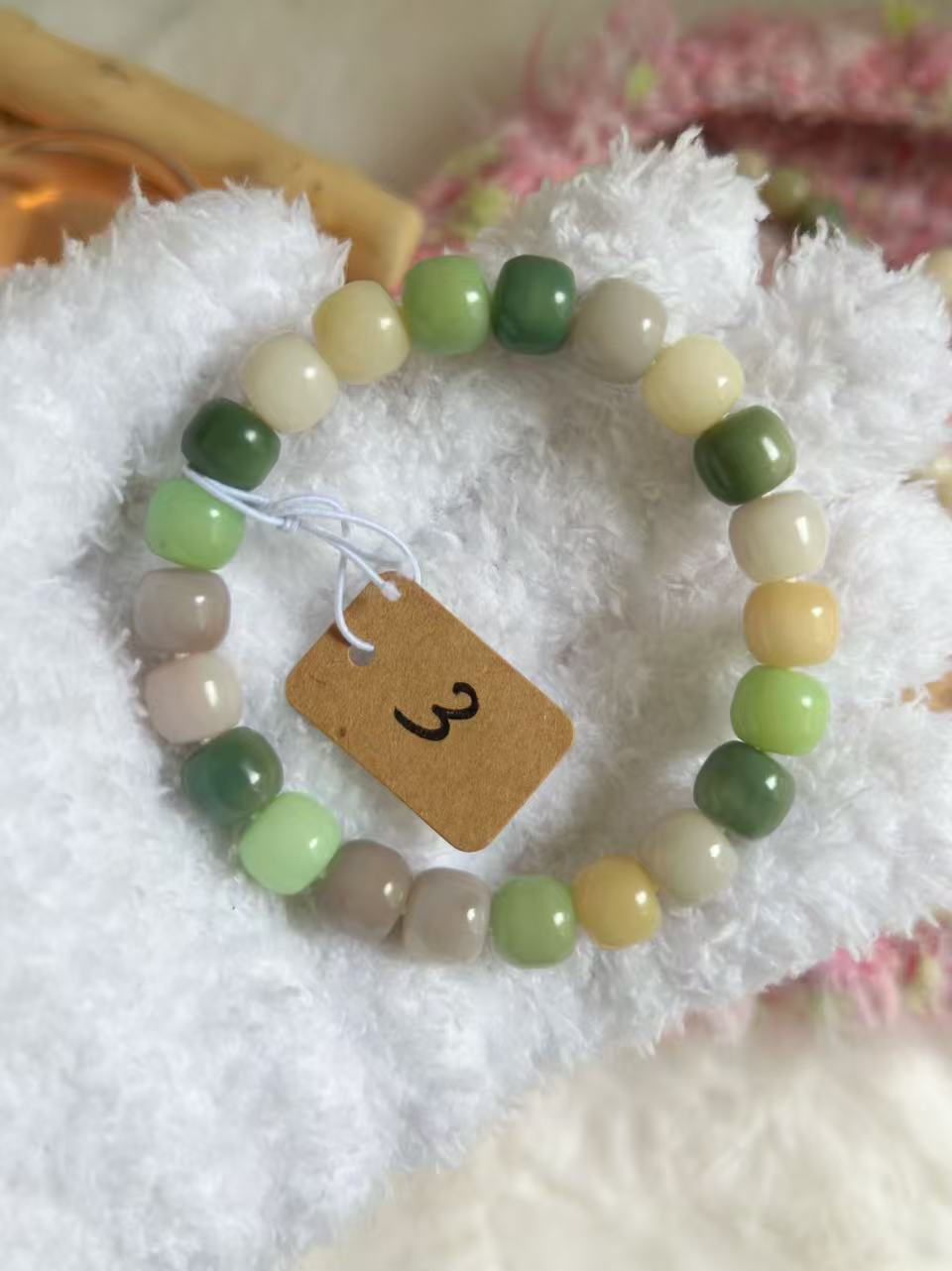 10mm桶珠 Bodhi Root Bracelet | Prayer Beads | Handmade Bracelet | Natural Bodhi Root