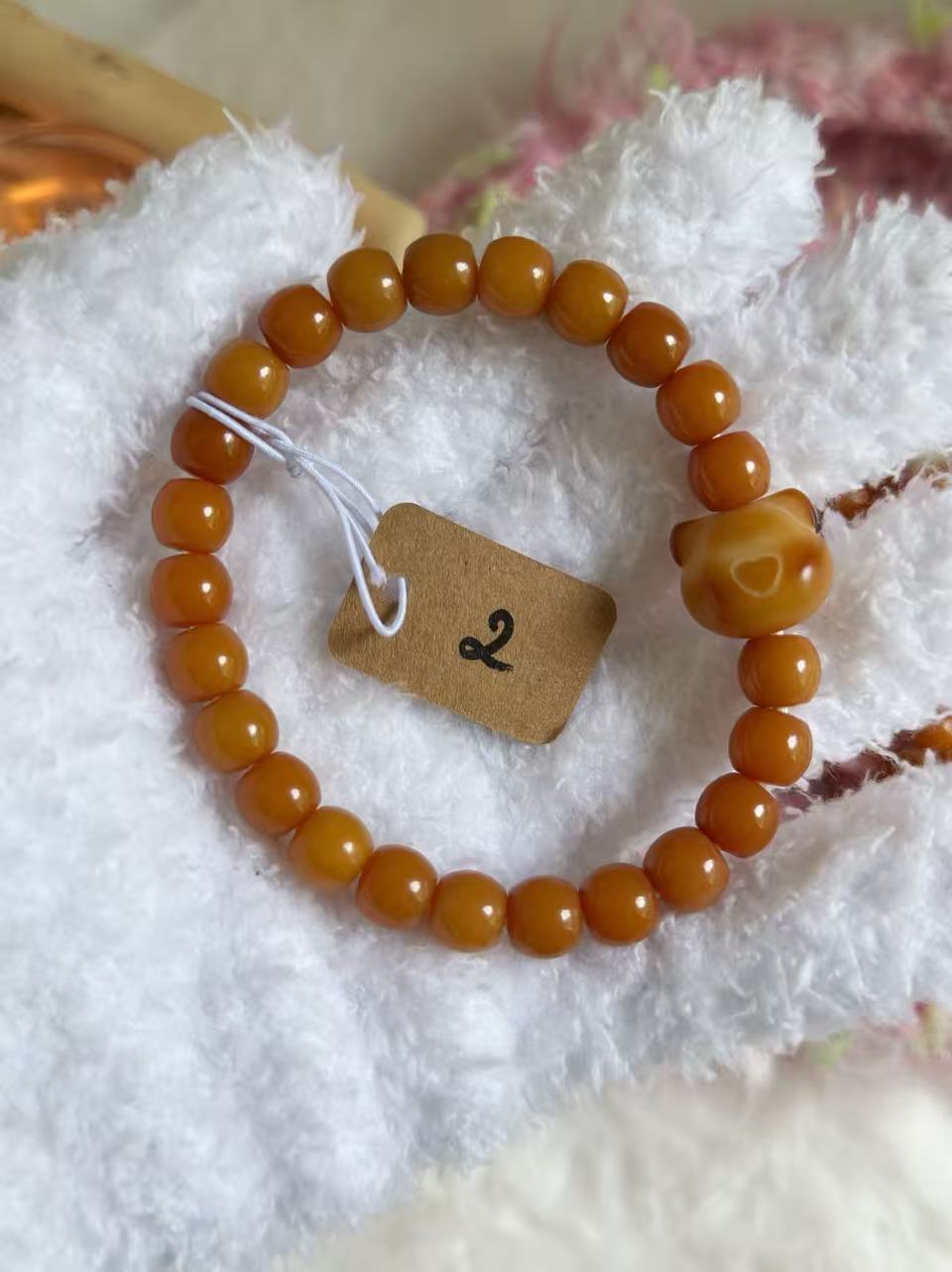 9mm酒桶珠 Bodhi Root Bracelet | Prayer Beads | Handmade Bracelet | Natural Bodhi Root