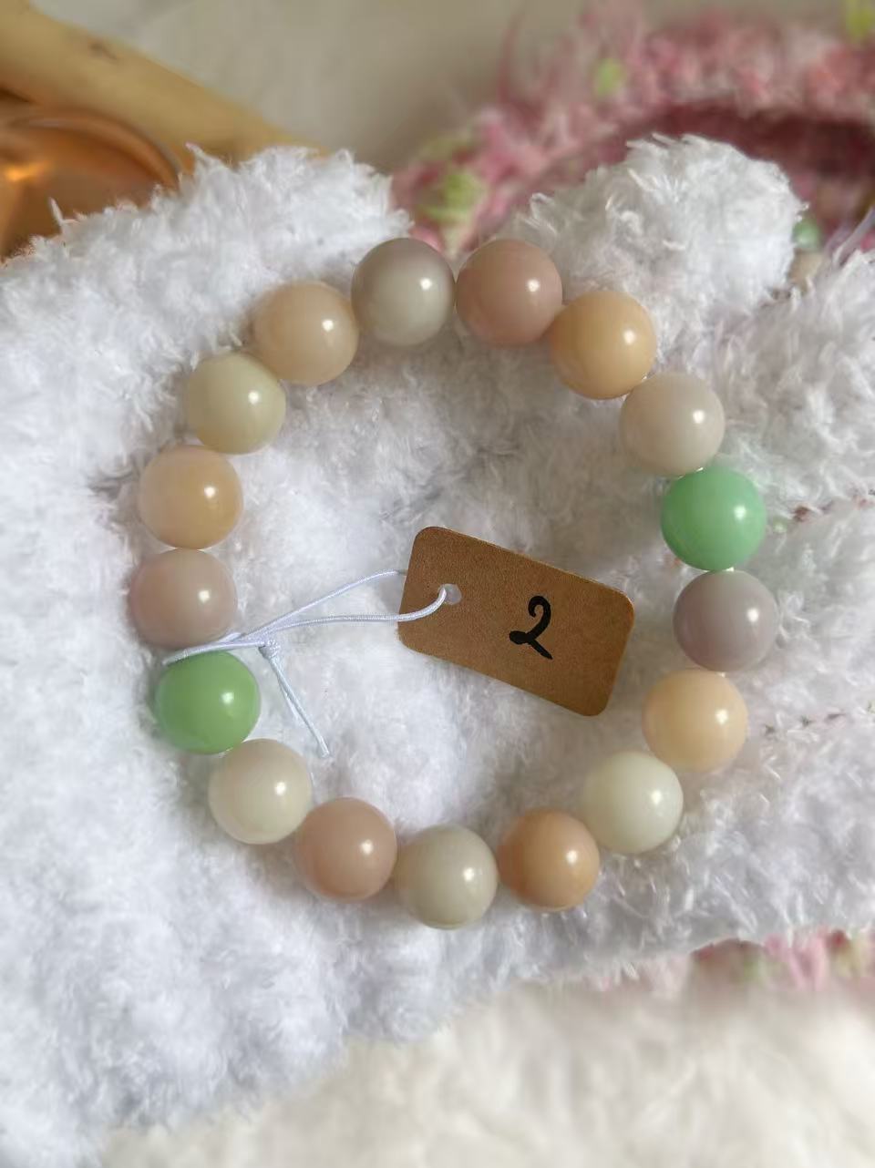 13mm圆珠马卡龙 Bodhi Root Bracelet | Prayer Beads | Handmade Bracelet | Natural Bodhi Root