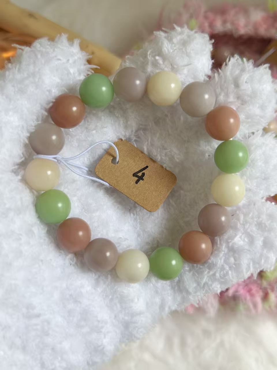 13mm圆珠马卡龙 Bodhi Root Bracelet | Prayer Beads | Handmade Bracelet | Natural Bodhi Root