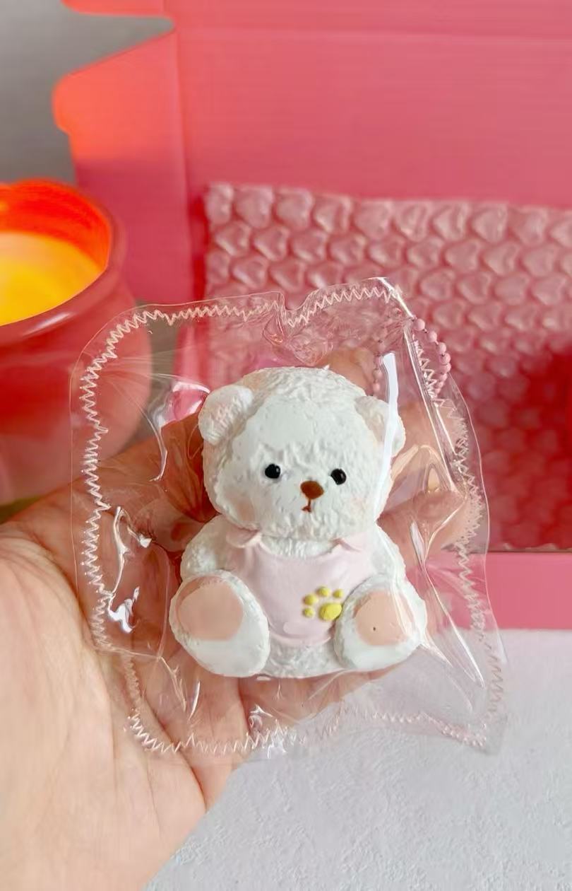 Lina Bear Handmade Squishy Toy | Stress Reliever | Unique Fun | Handmade Slime Toy | Gift Idea