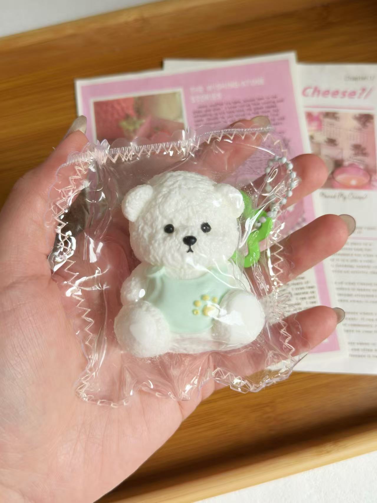 Lina Bear Handmade Squishy Toy | Stress Reliever | Unique Fun | Handmade Slime Toy | Gift Idea