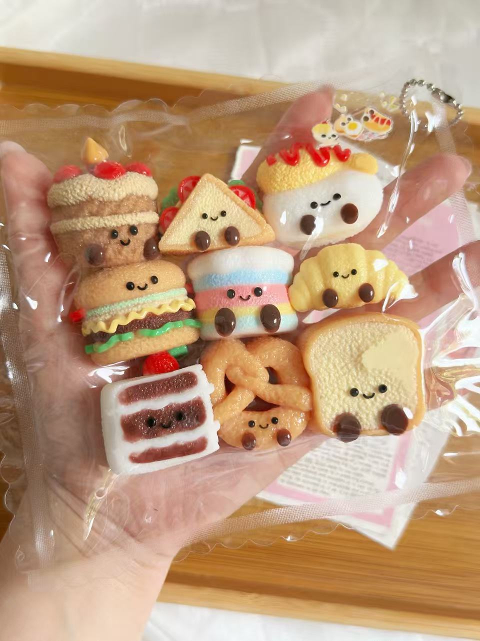 JC Dessert Collection Handmade Taba Squishy Toy | Stress Reliever | Unique Fun | Slime Toy | Gift Idea