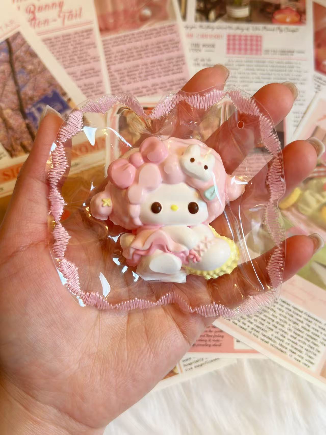 SR COLLECTION Handmade Taba Squishy Keychain | Stress Reliever | Unique Fun | Handmade Slime Toy | Gift Idea