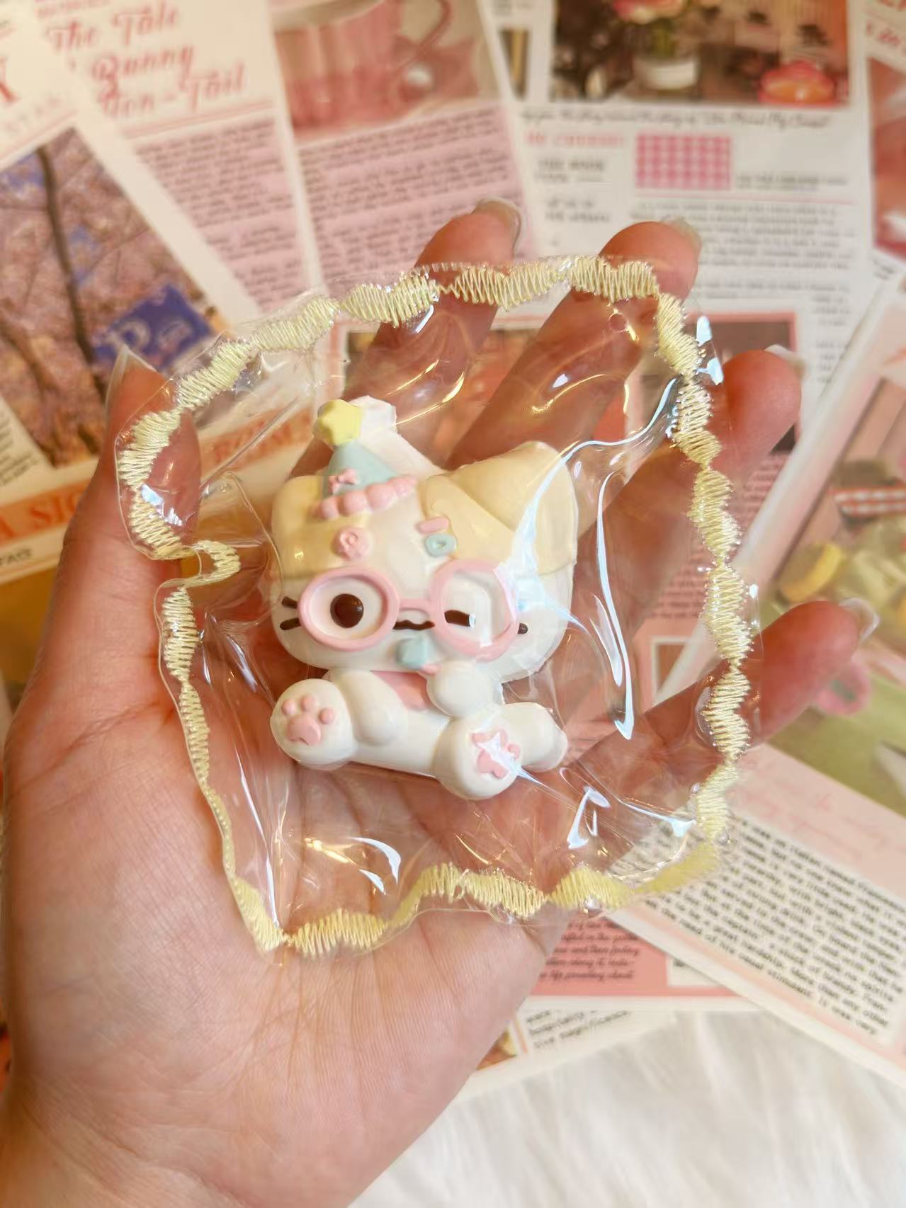 SR COLLECTION Handmade Taba Squishy Keychain | Stress Reliever | Unique Fun | Handmade Slime Toy | Gift Idea