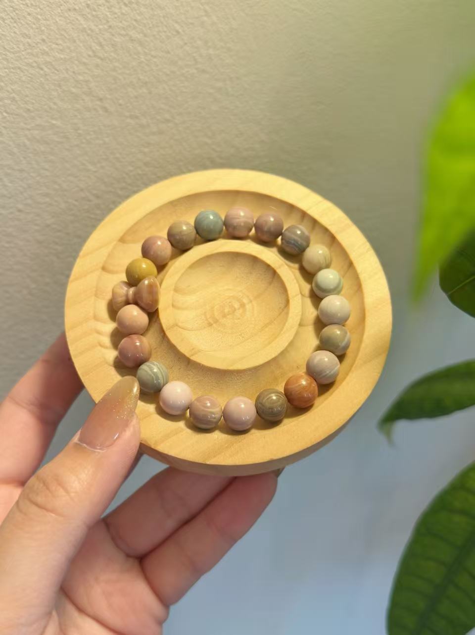 9mm Fruity Alashan Agate Bead Bracelet with Cute Charm Birthday Gift | Natural stone Handmade Bracelet | Energy Bracelet | Gift for Her