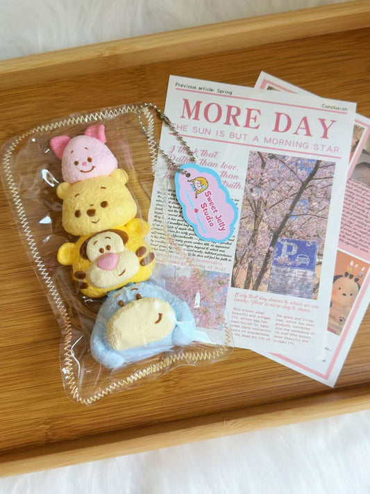 Winnie Stack Handmade Taba Squishy Toy | Stress Reliever | Unique Fun | Handmade Slime Toy