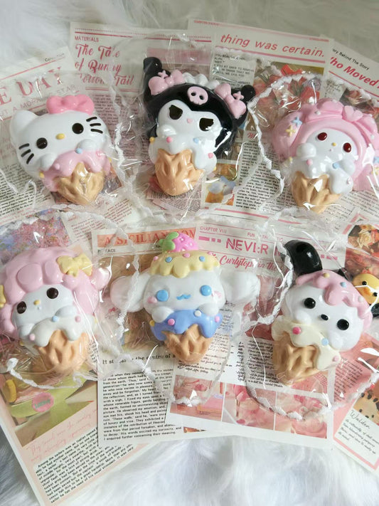 SR Icecream Handmade Taba Squishy Toy | Stress Reliever | Unique Fun | Slime Toy | Gift Idea