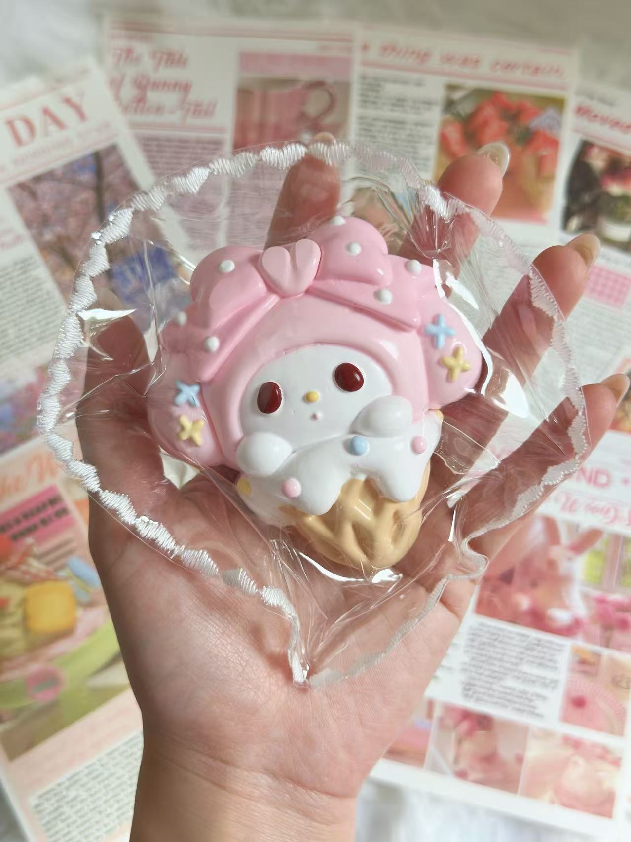 SR Icecream Handmade Taba Squishy Toy | Stress Reliever | Unique Fun | Slime Toy | Gift Idea