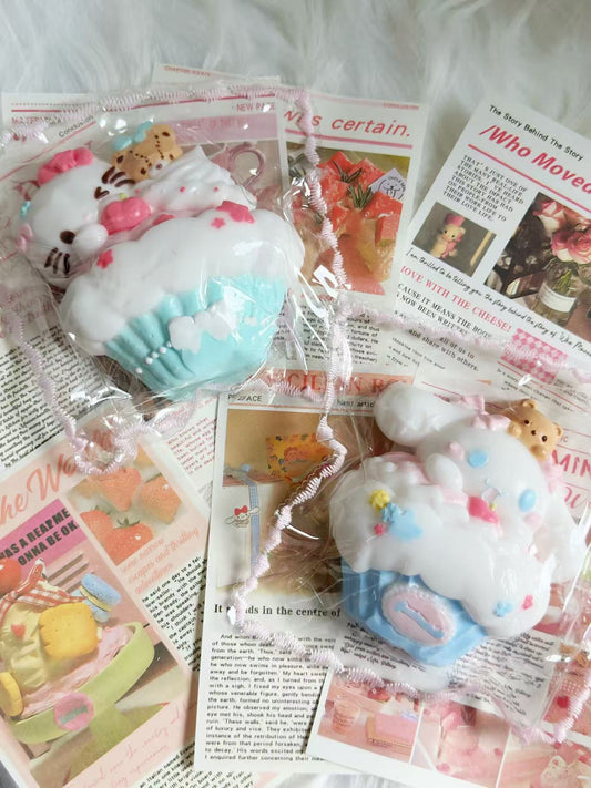 Cupcake Collection Handmade Taba Squishy Toy | Stress Reliever | Unique Fun | Slime Toy | Gift Idea