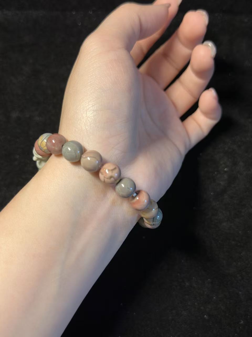 KT Exploded Colorful Alashan Agate Beads Bracelet | Gemstone | Design Bracelet | Handmade Jewelry | DIY | Gifts for Her