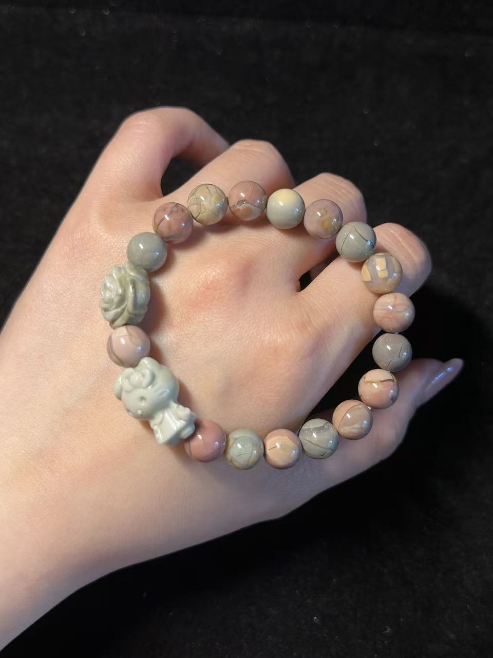 KT Exploded Colorful Alashan Agate Beads Bracelet | Gemstone | Design Bracelet | Handmade Jewelry | DIY | Gifts for Her