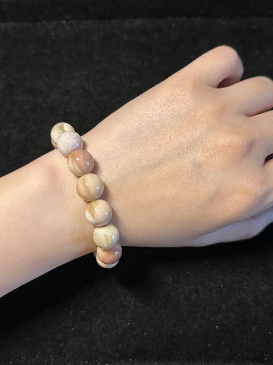 Fruity Alashan Agate Bead Bracelet with Cute Charm Gift Idea | Natural stone Handmade Bracelet | Energy Bracelet | Gift for Her