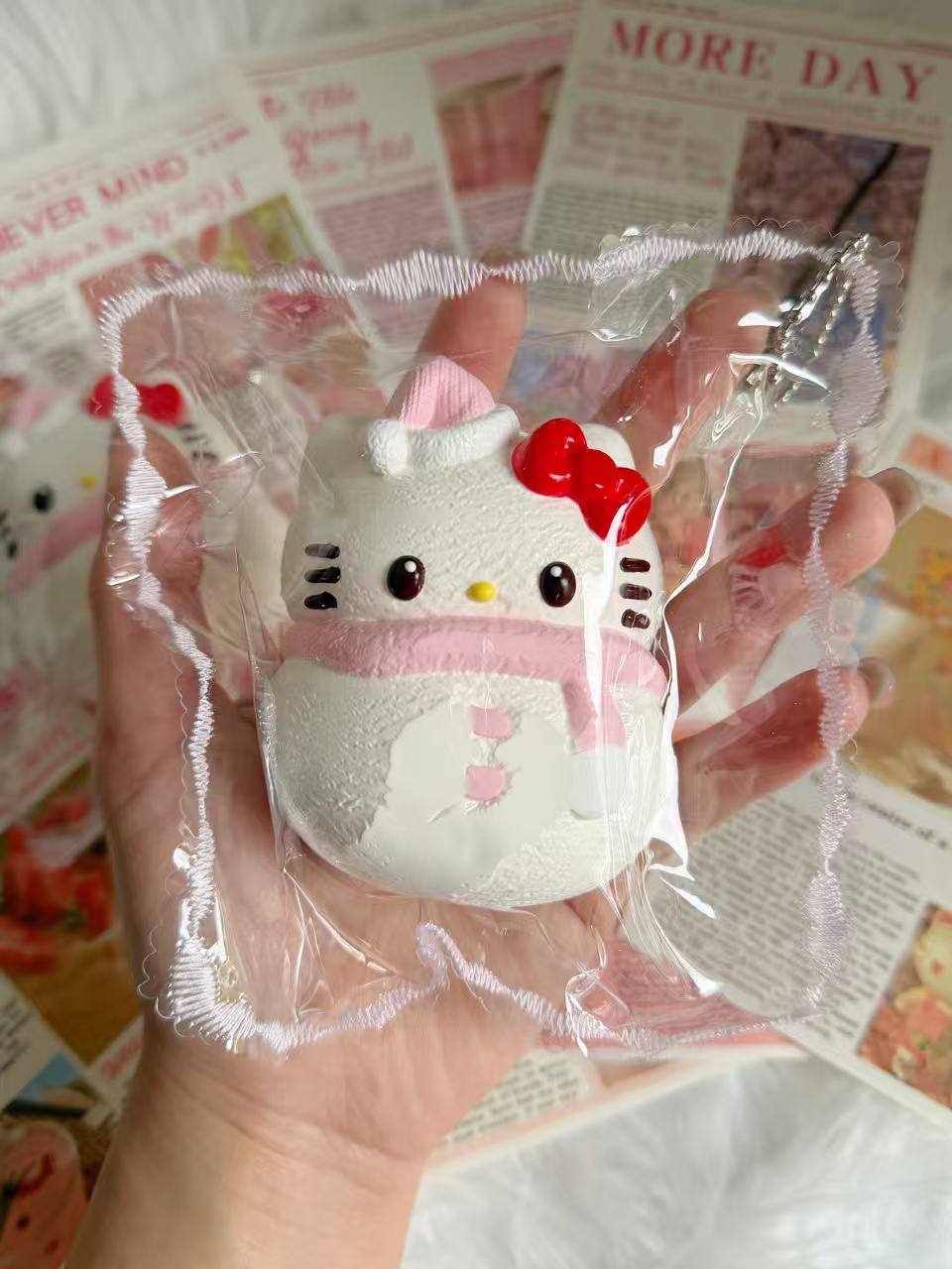 KT Snow Man Handmade Taba Squishy Toy | Stress Reliever | Unique Fun | Handmade Slime Toy | Gift Idea