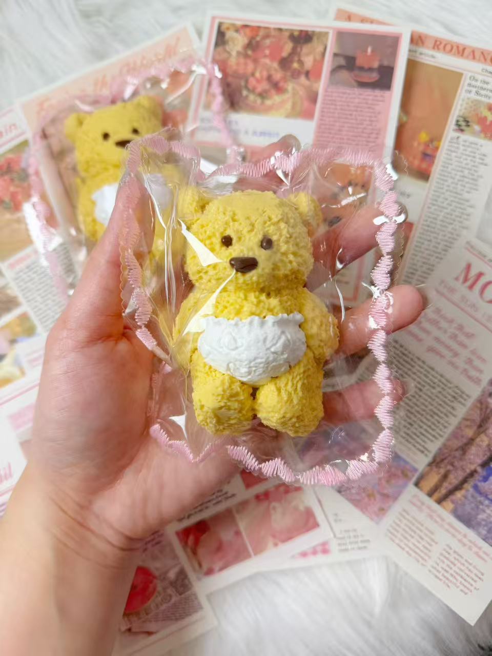 JC Bear Handmade Squishy Toy | Stress Reliever | Unique Fun | Handmade Slime Toy | Gift Idea