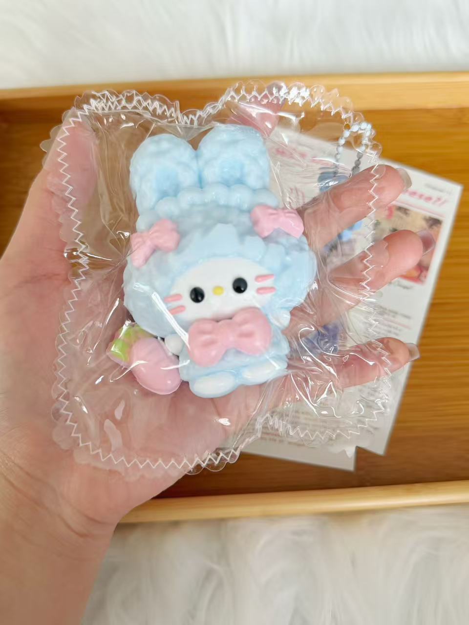 KT Rabbit Handmade Taba Squishy Toy | Stress Reliever | Unique Fun | Slime Toy | Gift Idea