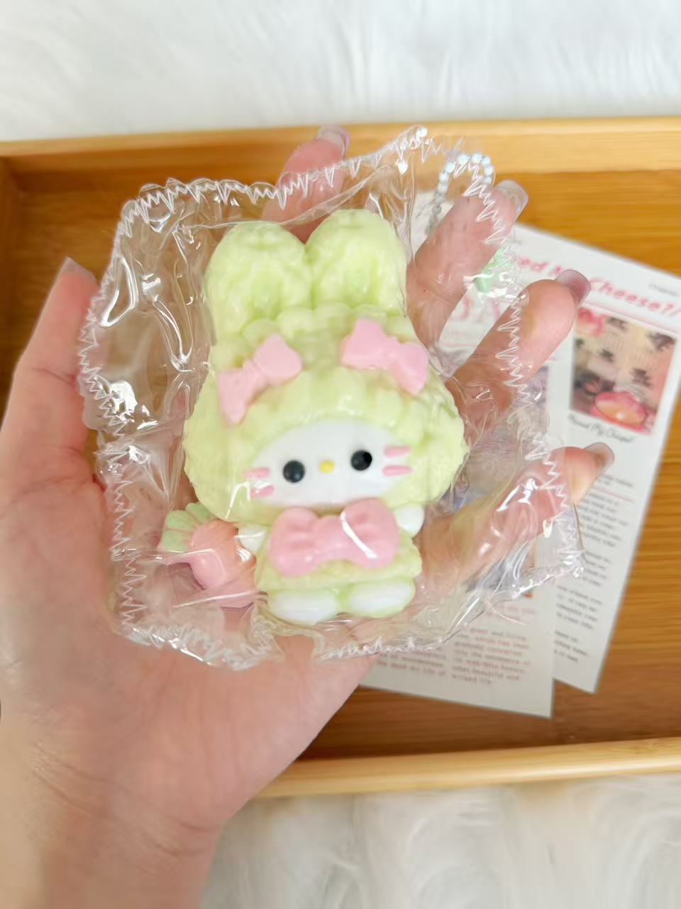 KT Rabbit Handmade Taba Squishy Toy | Stress Reliever | Unique Fun | Slime Toy | Gift Idea