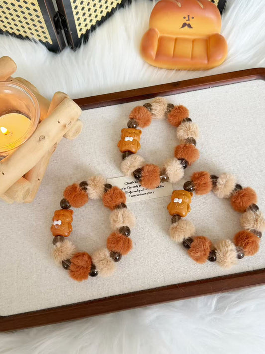 毛绒绒小熊 Design Bracelet | Handmade Bracelet
