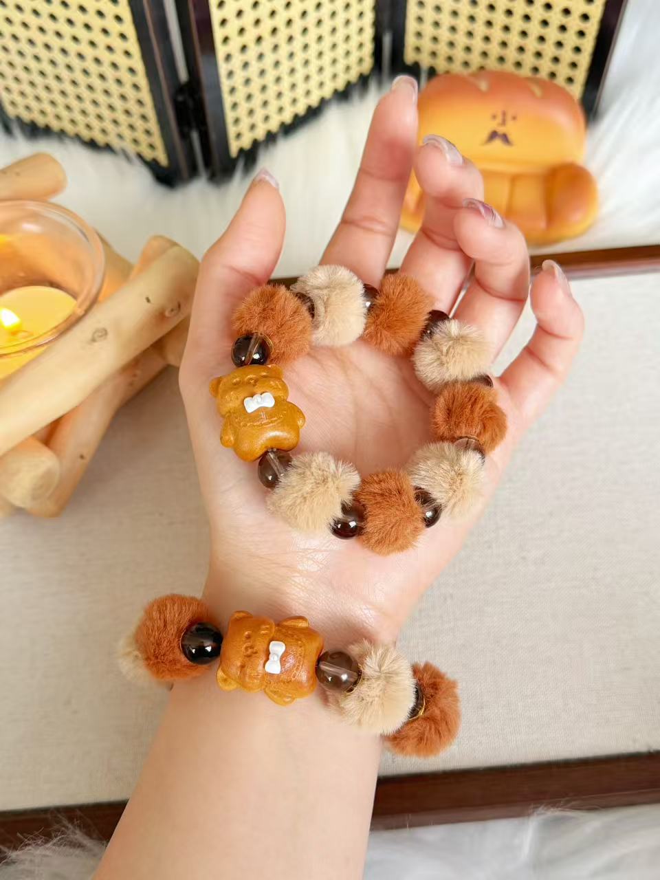 毛绒绒小熊 Design Bracelet | Handmade Bracelet