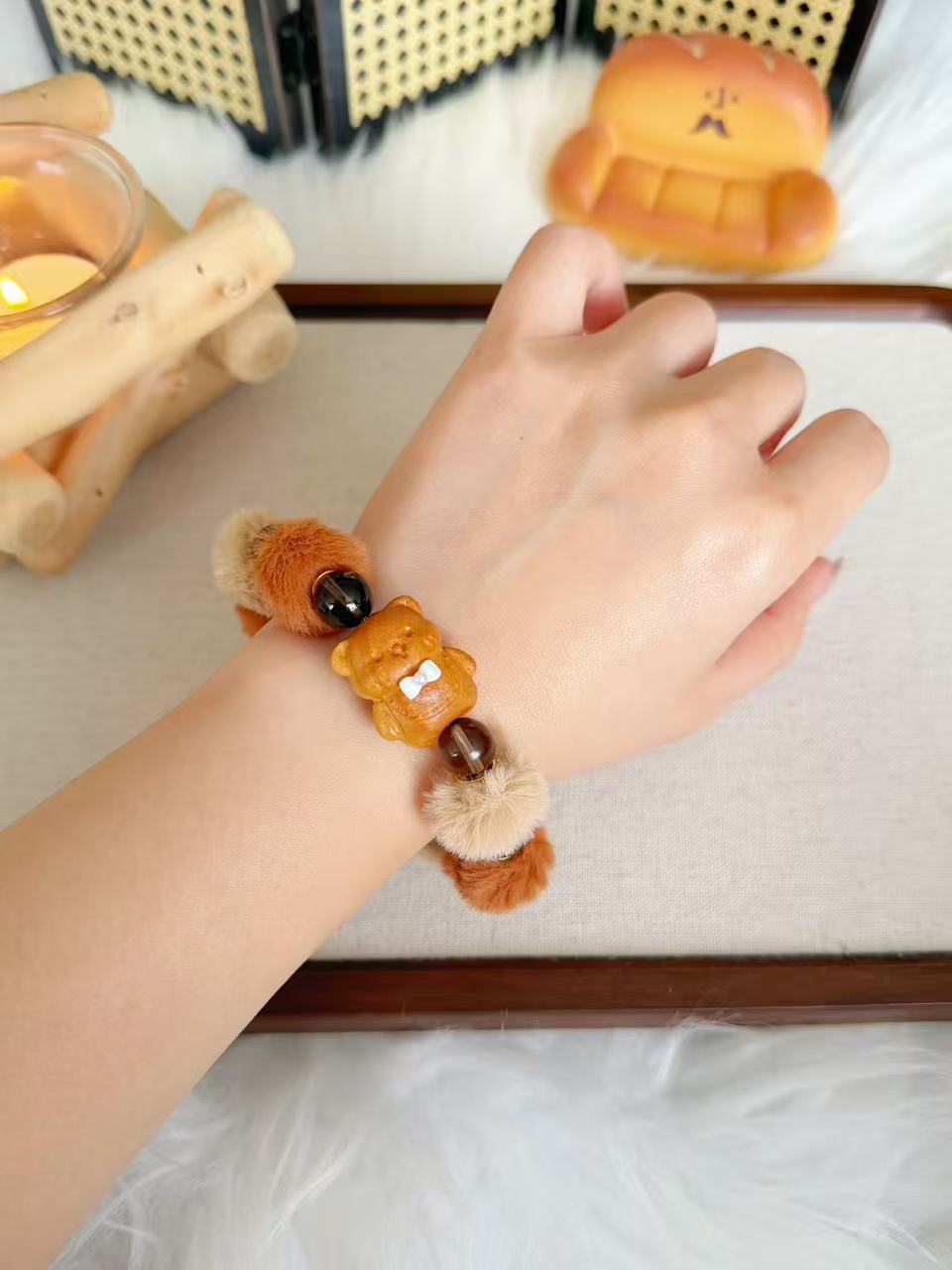 毛绒绒小熊 Design Bracelet | Handmade Bracelet